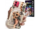 Custodia Per Motorola Edge 40 Neo - Motivo Floreale Girasoli