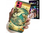 Custodia Per Motorola Edge 40 Neo - Segno Zodiacale, Pesce Astronomico + Lamina