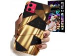 Custodia Per Motorola Edge 40 Neo - Disegni Eleganti Dorati + Hydro Foil