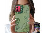 Custodia Per Motorola Edge 40 Neo - Foglia Verde Motivi Vegetali Plecki