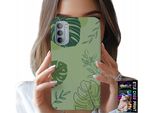 Custodia Per Motorola Moto G52 / G82 - Foglia Verde Motivi Vegetali Plecki