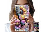 Custodia Per Motorola G31 / G41 - Girasole Con Farfalla, Custodia + Pellicola Protettiva