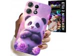 Custodia Per Motorola Edge 50 Pro - Modelli Sweet Panda Baby + Foil