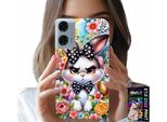Custodia Per Motorola G24 / G04 - Coniglio Pasquale, Lepre, Uova + Pellicola Protettiva