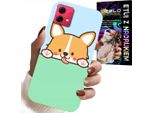 Custodia Per Motorola Edge 40 Neo - Cover Con Motivi Fiabeschi Del Cane Carino