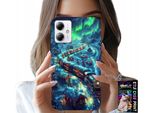 Custodia Per Motorola Moto G14 - Treno, Espresso Motivi Natalizi + Vetro
