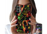 Custodia Per Motorola Edge 30 Neo - Bastoncino Di Zucchero, Vischio, Albero Di Natale + Foil