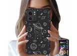 Custodia Per Motorola Edge 40 - Cosmos Pianeti Stelle Luna + Foil