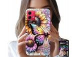 Custodia Per Motorola Edge 40 Neo - Girasole Con Farfalla, Custodia + Foil