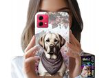 Custodia Per Motorola Edge 40 Neo - Cane Husky + Foil