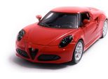 Onwomania Alfa Romeo 4C Sportwagen Modellauto Auto In Rot Mst. 1:34