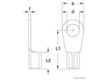 100X Connettori A Saldare Herth+Buss Elparts 50250810 3,5Mm 21Mm Ottone