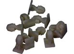 Clip Di Fissaggio Soglia Esterna Db W202 / W210 / Completa Di (C50888) (10 Pz.)