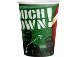 Amscan 9912277 - Tazza Touchdown, 8 Pezzi, Capacità 250 Ml, Carta, Football, Piatto Usa E Getta, Stoviglie Per Feste, Festa A Tema
