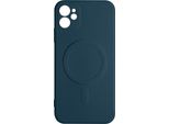 Custodia In Silicone Soft-Touch Magsafe Per Apple Iphone 12 Mini Mag Cover Blu Scuro