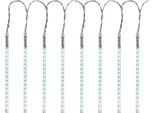 Catena Luminosa Magichome Natale Icicle, 720 Led Bianco Freddo, 24 Ghiaccioli, Effetto Cascata, 230 V, 50 Hz, IP44, Per Esterni, Illuminazione, L-7,50 X 0,30 M