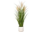 Kunstgras Creativ Green "Grasbusch Schilfrohr", GrüN, H:125Cm, Kunststoff, Kunstpflanzen, Im Eleganten Topf