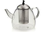 Teiera In Vetro Keck And Lang Con Acciaio Inox Serie Aurora 1800 Ml