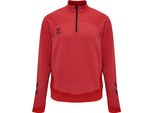 Hummel Hmllead Half Zip - Rosso Vero - 2XL