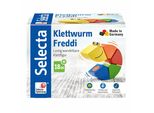 Selecta Spielzeug Klettwurm Freddi, Kletter Spiel, Kleinkindspiel, Kleinkindspielzeug, Holz, 16 Cm, 62040