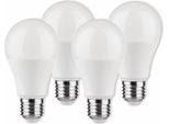 MÜLLER-LICHT Forma Della Lampadina Led, 400255, E27, Eek: F, 8,5W, 806 Lm, 2700 K, Opaco, 4 Pezzi