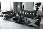 Set Divano 321 Posti Nero Moderno Jvmoebel