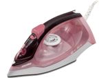 Mesko Home Ms 5028 Ferro Da Stiro A Secco E A Vapore Piastra In Ceramica 2600 W Grigio, Rosa, Bianco