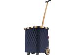 Reisenthel Carrello Della Spesa Carrycruiser Rhombus Midnight Gold Blu Scuro