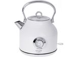 Adler | Bollitore Con Termometro | Ad 1346W | Elettrico | 2200 W | 1,7 L | Acciaio Inox | Base Girevole A 360° | Bianco