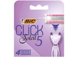 Bic System Click Soleil 5 Cartucce Rasoio Donna 1Op.-4Pz
