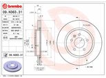 Brembo 09.N363.31 - Disco Freno Oe 13595819 Per Insignia B (Z18)