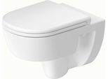 Wc Suspendu Duravit D-Code, à Fond Creux, Rimless, 370X540X360Mm, 4/2 Betteres, Blanc Brillant, 2513090000, 2513090000