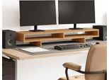 Vidaxl Supporto Per Monitor Artisan Oak 100X27X15 Cm Materiale A Base Di Legno