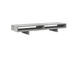 Vidaxl Supporto Per Monitor Grigio Cemento 100X27X15 Cm Materiale A Base Di Legno