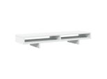 Vidaxl Supporto Per Monitor Bianco 100X27X15 Cm Materiale A Base Di Legno