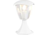 Lampada Da Esterno, Alluminio, Bianco, Lanterna, IP44, H 30 Cm