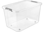 Keeeper 1100300100000 Keeeper Box "Leo"", 56 Litri, Trasparente"