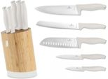 Berlingerhaus Set Di Coltelli In Supporto Bamboo 6 Pezzi Collezione Sahara