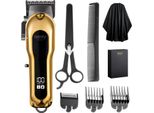 Camry Hair Clipper With Lcd Display | Cr 2844 | Cordless | Number Of Length Steps 4 | Gold
