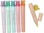 Mini Evidenziatori A 6 Colori Con Timbri Fun&Joy