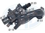 Era 350570A - Termostato Acqua Di Raffreddamento Oe 1336 Cc Per DS3, DS4, DS5, C4 (La), C4 G-Picasso I (Ua), C4 I (Lc), C4 Ii (Nc), C4 Picasso I (Ud), R56, R57, R55, 207 (Wa, Wc), 207 Cc (Wd), 207 Sw (Wk), 208 I (Ca, Cc), 3008 (0U), 308 Cc (4B), 308 I, 308 Ii, 308 Sw I, 5008 I, Rcz