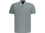 Napapijri Polo SHORT-SARMED Uomo Grigio : Colore - Grigio, Taglia - 2XL Taglia: 2XL Colore: Grigio