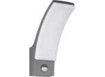 Applique Da Esterno A Led, Alluminio, Antracite, Sensore, H 22,5 Cm