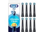 Oral-B Io Ultimate Clean Black -Vaihtoharjat 8Kpl, Musta