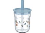Mepal Kinder-Trinkglas Mio 250 Ml Mit Trinkhalm - Forest Friends
