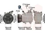 Van Wezel 8200K159 - Compressore Aria Condizionata Oe 97701 17000 Per Accent Ii (Lc), Getz (Tb)