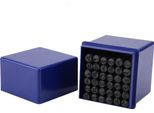Timbro In Acciaio Con Scatola Di Immagazzinaggio Punzone Numerico Di Durata 5 Mm Per Kit Di Timbratura Su Carta In Pelle Anello Di Goffratura