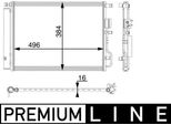 Mahle Ac 61 000P - Oe 97606D7050 Condensatore Aria Condizionata Con Essiccatore Per Tucson (Tl), Sportage (Ql, Qle)