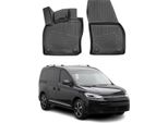 2020-2025 Vw Caddy Tappetini Tpe Nero 2 Pz