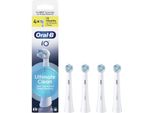 Oral-B Io Ultimate Clean -Vaihtoharjat, Valkoinen, 4 Kpl